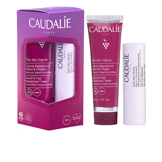 Caudalie THÉ DES VIGNES HANDS AND LIPS CASE