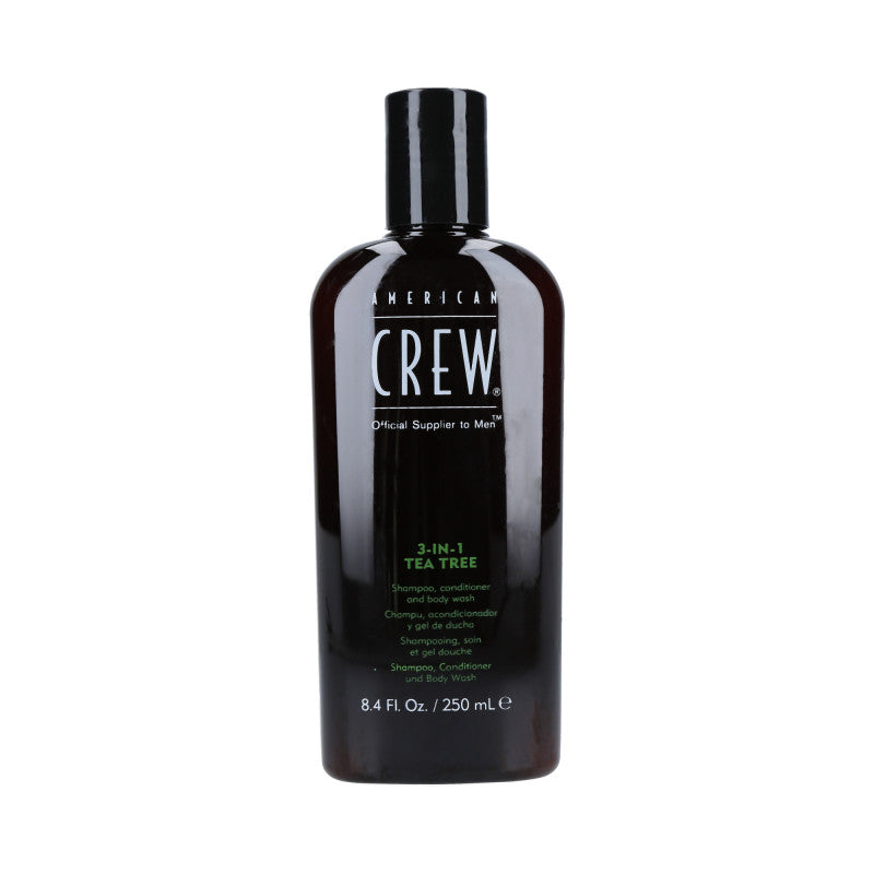 AMERICAN CREW CLASSIC 3W1 SZAMPON ODŻYWKA I ŻEL POD PRYSZNIC O ZAPACHU DRZEWA HERBACIANEGO 250 ML